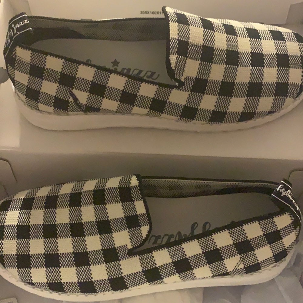 Gingham Slip Ons